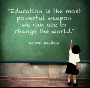 Best English Inspirational Quotes of Nelson Mandela - Education is the ...