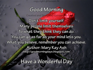 Self Improving Inspiring Quotes: Good Morning Tuesday 8