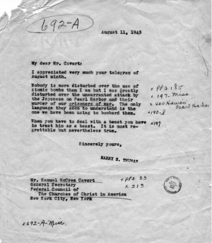 Harry S Truman Atomic Bomb Between harry s. truman