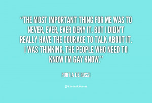 Quote Portia De Rossi The Most Important Thing For Me Was 56573png ...