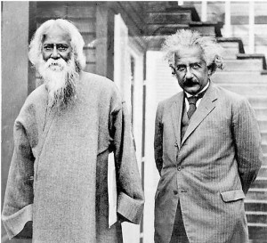 albert einstein and rabindranath tagore he was greatly inspired by