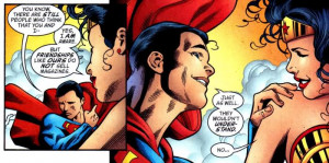 Diana’s relationship with Clark was always very nurturing and gentle ...