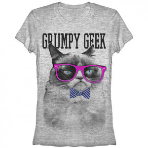 grumpy geek t-shirt, grumpy geek, cat t-shirt, grumpy cat t-shirt