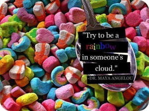 quotes, be somebodies rainbow