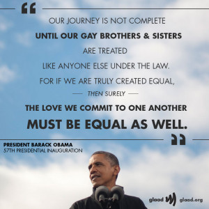 We love this quote from President Barack Obama’s Inauguration speech ...