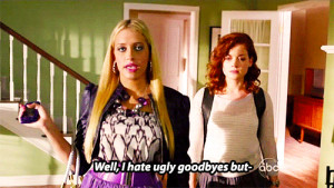 ugly goodbyes 1, Well I hate ugly goodbyes but...-