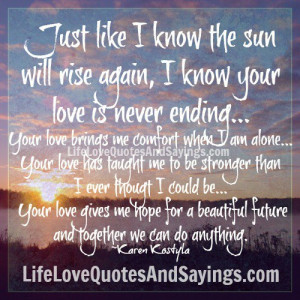 The Sun Will Rise Again.. | Love Quotes And Sayings