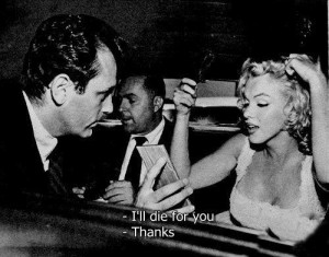 ll die for you. Thanks. #Monroe