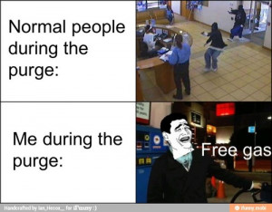 People during the purge / iFunny :)