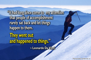 Inspirational Quote: “It had long since come to my attention that ...