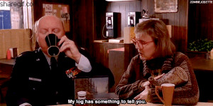 twin peaks gif,twin peaks quotes,major briggs