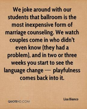 We joke around with our students that ballroom is the most inexpensive ...