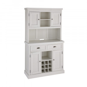 White Kitchen Buffet and Hutch