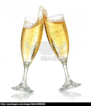Toasting Champagne Flutes Pair of champagne flutes
