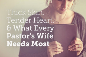 think whether you are a pastor's wife or not we would all be wise to ...