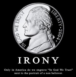 It was very ironic that when I googled 'irony', most of the images ...