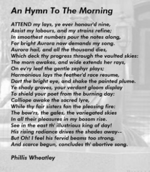 phillis wheatley poems