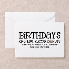 Glazed Donuts Greeting Card for