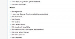 Batman And Robin Holy Quotes