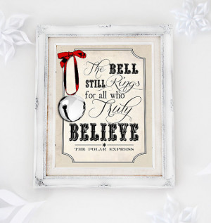 Polar Express Believe Poster - INSTANT DOWNLOAD - Printable Christmas ...
