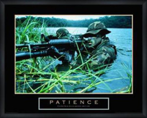 More Motivational Posters Army Patience Soldier