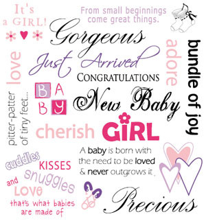 ... Great Things Gorgeous Just Arrivel Congratulations New Baby Girl