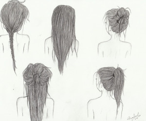 beautiful, cute, draw, drawing, hair, hairstyle