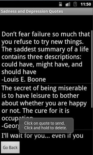Quotes About Sadness and Depression