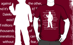 sasukex125 › Portfolio › 4th doctor quote shirt