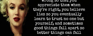 Learn to trust no one but yourself