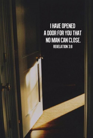 God opens doors no one can close