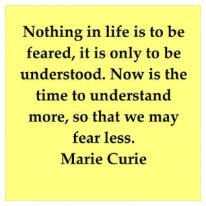 CafePress > Wall Art > Posters > pierre and marie curie quote Poster