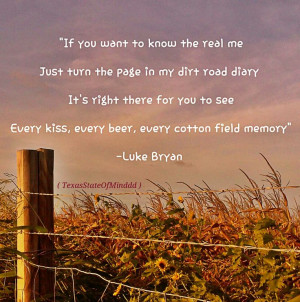Dirt Road Diary- Luke Bryan
