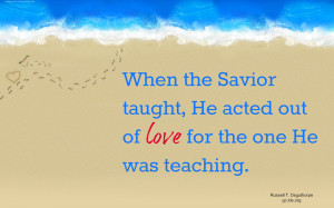 When the Savior Taught