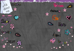 All About Me Twitter Backgrounds