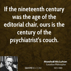 If the nineteenth century was the age of the editorial chair, ours is ...