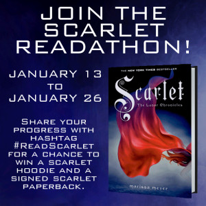 Join the Scarlet by Marissa Meyer Readathon!