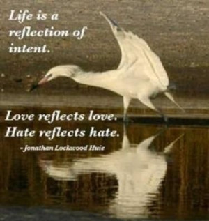 Life Is A Reflection Of Intent