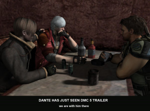 Well, I’m with him as well :$ Never was a fan of Dante’s new look!