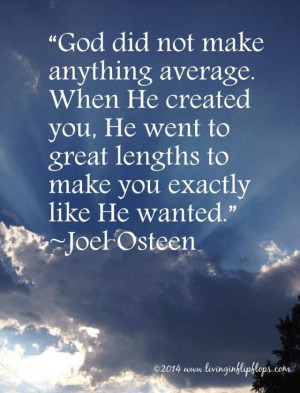 Inspirational Quote by: Joel Osteen |www.livinginflipflops.com