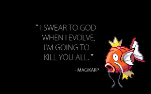 pokemon quotes magikarp hilarious 1280x800 wallpaper Anime Pokemon HD