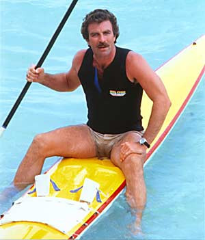 Tom Selleck in Magnum P.I.