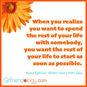 Girlfriendology harry met sally quote, friendship quote