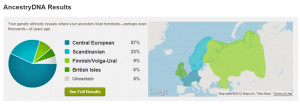 The results of the AncestryDNA kit are in. Please bear with me as I ...