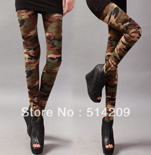 Leggings Sexy Camouflage Skinny Women Army Design Leggings