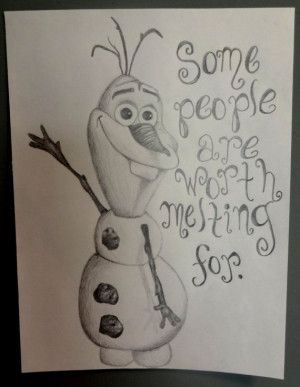 ... Quotes, Olaf Quotes, Disney Art Drawings, Frozen Graphite, Frozen