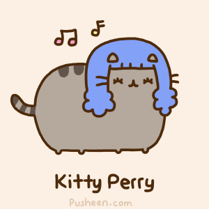 cat, cute, funny, katy perry, kitten, love, pusheen, quote, quotes