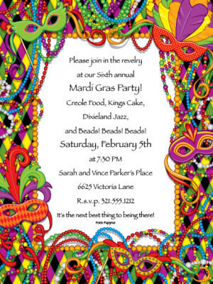 Here is a link to our Mardi Gras section...buy now to get a great ...
