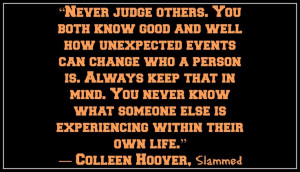 Slammed by Colleen Hoover quotes