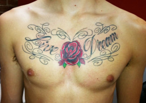 Chest Quote Tattoos
